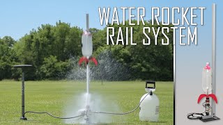 Water Rocket Rail System Assembly amp Launch Procedure [upl. by Aihsema]