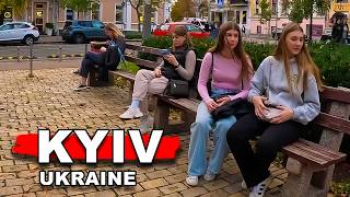 🇺🇦 Kyiv UKRAINE Experience KYIV Like a Local on Yaroslaviv Val Street Walking Tour 4K HDR [upl. by Hollinger]