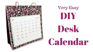 DIY Desk Calendar  Craft Fair Ideas [upl. by Giule]