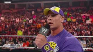 John Cena responds to Dwayne quotThe Rockquot Johnson [upl. by Arola]