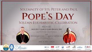 Popes Day Mass at the Manila Cathedral  June 29 2024 600pm [upl. by Cristiona]