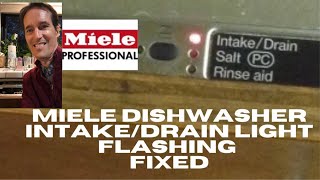 ✨ Miele Dishwasher IntakeDrain Light  EASY FIX ✨ [upl. by Eillod450]