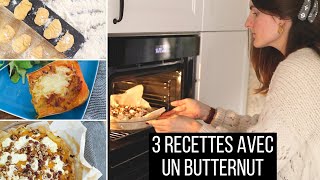 3 RECETTES pour vous faire aimer le BUTTERNUT   tribulationsdanais [upl. by Marchak]