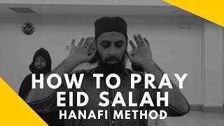 How to Read Eid Salah Hanafi Method  Mualim Institute [upl. by Sascha]