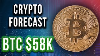 Cryptocurrency Forecast BTC 58K Shorts  Is Bitcoin Moving Yet [upl. by Raimondo]