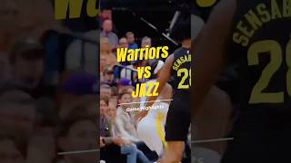 Golden State Warriors vs Utah Jazz  Game Highlights basketball highlights nba [upl. by Fleisig]