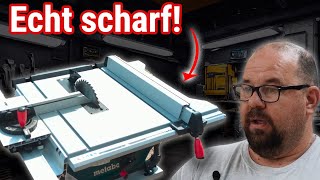 Die Metabo Tischkreissäge TS 254M im Test [upl. by Henni]