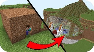 COMO SERIA MI CASA NOOB EN EL FUTURO 2017 MINECRAFT TROLL [upl. by Notselrahc]