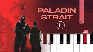 Twenty One Pilots  Paladin Strait Piano Tutorial [upl. by Llebanna]