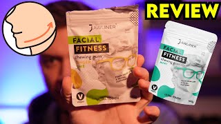 Jawliner Facial Fitness Chewing Gum Review [upl. by Celene]