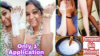 100 Effective 1 Day Challenge Skin Brightening at Home  skin lightening Best Remedy [upl. by Anisah]