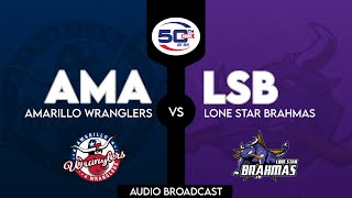 Amarillo Wranglers at Lone Star Brahmas  111524  AUDIO BROADCAST [upl. by Sato887]