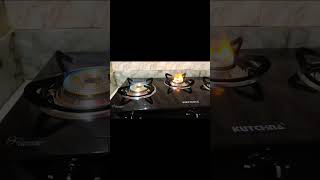 kutchina 3 burner gas stove kutchina highlights views virals like follow [upl. by Anitan]