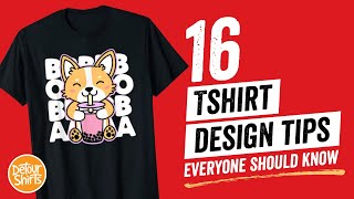 16 EASY TShirt Design Tips to Create Shirts That Sell 💸 Go from Beginner to Pro with Examples [upl. by Gesner927]