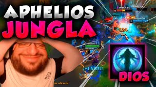 🔥PRIMER GAMEPLAY DE APHELIOS EN LA JUNGLA🔥 ¡CON HOJA CARMESÍ NO TIENE SENTIDO [upl. by Rotberg195]