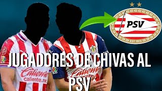 🚨JUGADORES DE CHIVAS AL PSV  Noticias Chivas hoy  Rumores chivas 2022 [upl. by Rouvin]