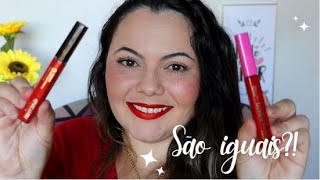 São iguais Batom Power Stay Vermelhaço x Vermelhaço Poderosa  Avon [upl. by Eittol]