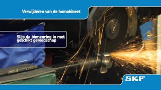 SKF  Montageprocedure van de nieuwe homokineet VKJA 3867 Toyota Avensis 18 [upl. by Ardeahp]