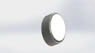 How to create straight knurling in solidworks [upl. by Maillw]