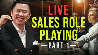 Live Sales Role Playing At High Ticket Mastery With Dan Lok Part 1 [upl. by Assertal]