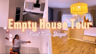 TOUR OF OUR EMPTY OLD BUILD HOUSE IN THE UK🇬🇧  FIRST TIME BUYERS  WE BOUGHT OUR FIRST HOME [upl. by Kone]