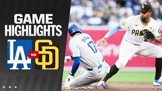 Dodgers vs Padres Game Highlights 73024  MLB Highlights [upl. by Redienhcs]