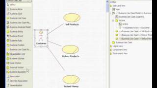 business modeling tutorial  StarUML [upl. by Eissoj]