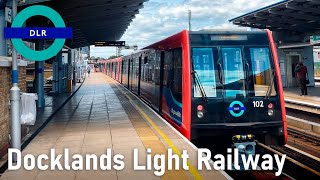 🇬🇧 London DLR Light Rail compilation [upl. by Tnilf44]