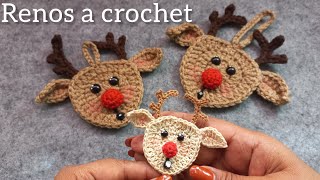 Reno a Crochet para tu arbolito navidadcrochet navidad amigurumi [upl. by Landbert704]