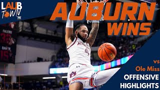 Auburn Mens Basketball Offensive Highlights vs Ole Miss [upl. by Daggett475]