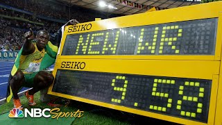 Usain Bolts 958 the night he obliterated the 100m world record  NBC Sports [upl. by Gettings]