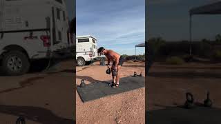 Bent Over Double Kettlebell Row  Demo [upl. by Hgielar]