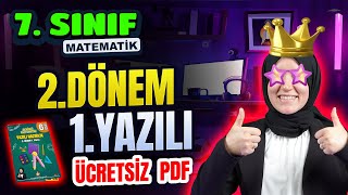 7Sınıf Matematik 2Dönem 1Yazılıya Hazırlık 📑PDF 2024 [upl. by Bidget]