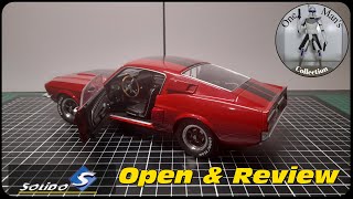 1967 Shelby GT500 Burgundy Red  by Solido  118 Scale  Open and Review [upl. by Aicileb223]