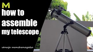 How to assemble my telescopemodel76700 [upl. by Nailimixam]