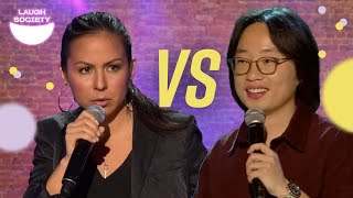 Epic Comedy Battle  Jimmy O Yang vs Anjelah Johnson [upl. by Illek]