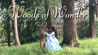 Celtic Fantasy Music Harp and Ocarina  Woods of Wonder original [upl. by Arraeit]