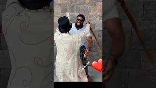 Actor Stan Nze surprises Okopi Peterson and wife at their traditional weddinglove africa shorts [upl. by Riancho971]