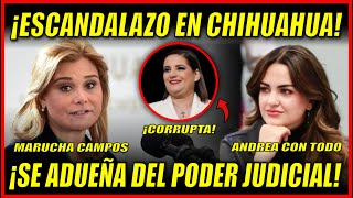 ¡¡ESCANDALAZO MARU CAMPOS DUEÑA DE PODER JUDICIAL EN CHIHUAHUA ¡PA COLMO AUMENTÓ TARIFA DE AGUA [upl. by Brunell]