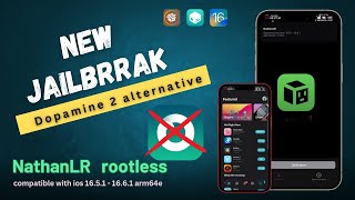 New rootless jailbreak iOS 1651  1661 arm64e  NathanLR jailbreak  Dopamine alternative [upl. by Adnohr994]