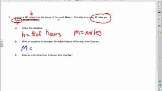 Dependent and Independent Variable Writing Equations [upl. by Almeda]