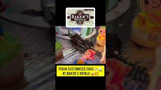 TRAIN CUSTOMISED CAKEcakemillionaireviralvideoyoyohoneysinghnewsonglovechocolatecake [upl. by Jourdain]