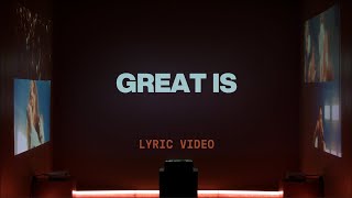 Great Is Jenna Barrientes  Official Lyric Video  Elevation Worship [upl. by Pals]