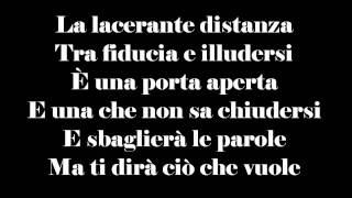 Tiziano Ferro  La paura che lyrics 2011 [upl. by Yrtneg]