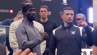 TERENCE CRAWFORD amp ISRAIL MADRIMOV WOTH A DEADLY FACE OFF [upl. by Irahs181]