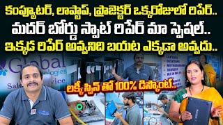 Best PC amp Laptop Servicing Center In Hyderabad  Sri Global Technologies  Best Shop In CTC [upl. by Hippel]