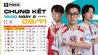 🏆 PGS 6 Chung Kết  Ngày 2 🇻🇳 CES 🇻🇳 TDT TWIS 🇰🇷 T1 🇰🇷 GEN FAZE TSM 🇨🇳 17 🇹🇭 T5 FLCN [upl. by Pooh]