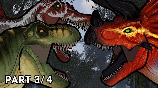 TRex and Spinosaurus vs Ultimasaurus  Animation Part 34 [upl. by Xirtaeb]