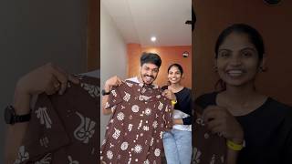 Pranking husbands with same shirt 😍 aswathyamarnath shorts [upl. by Ruggiero]