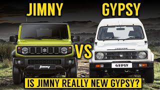 Maruti Suzuki Jimny Vs Gypsy  Is Jimny New Gypsy  Detailed comparison  Gypsy VS Jimny [upl. by Nothsa]